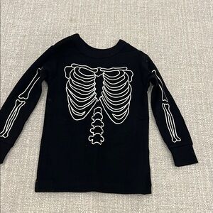 GAP Black Glow in the Dark Long Sleeve Tee
